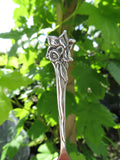 Handgemaakte verzilverde bloemenring - Narcis - Custom size