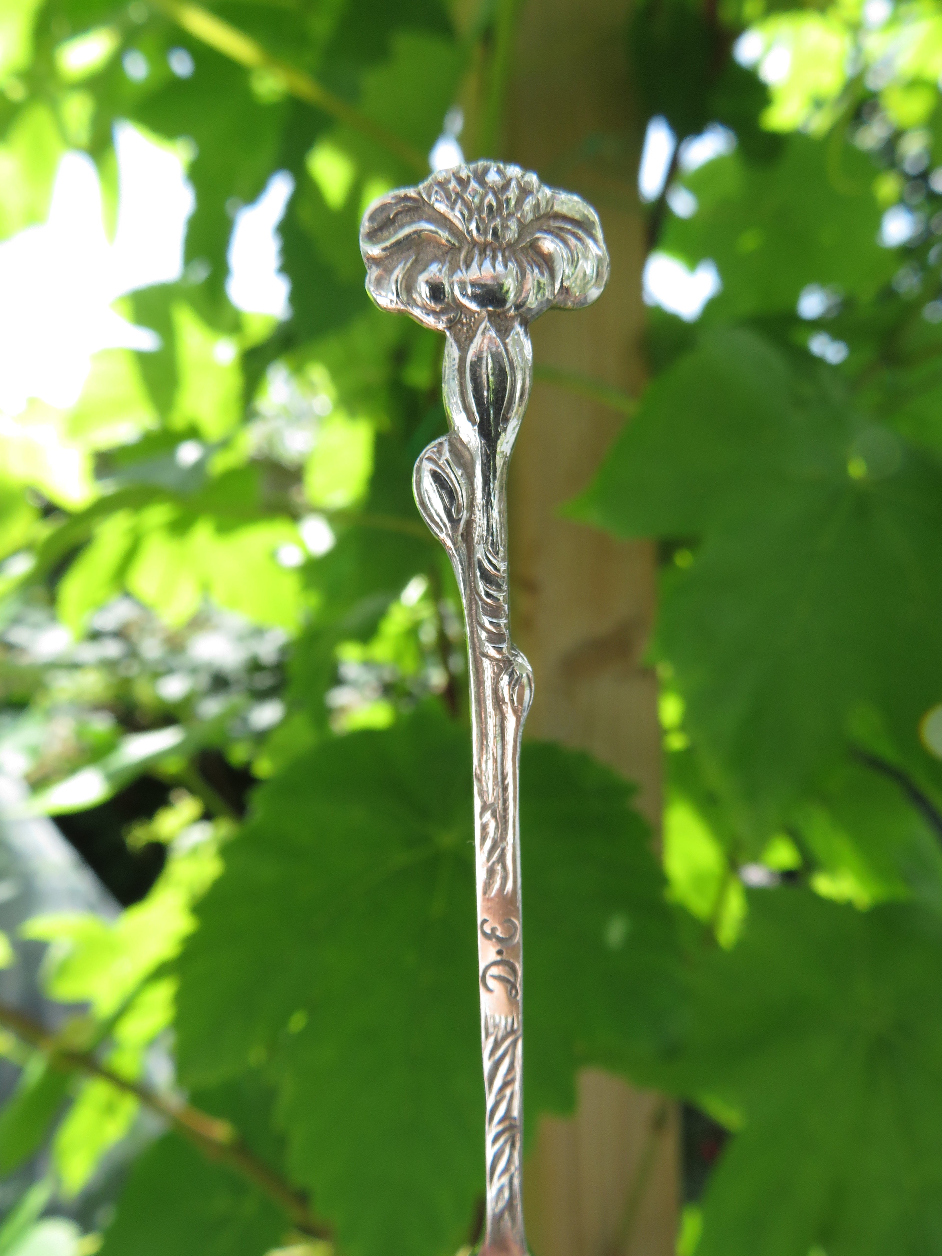 Handgemaakte verzilverde bloemenring - Anjer - Custom size