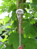 Handgemaakte verzilverde bloemenring - Akkerwinde - Custom size